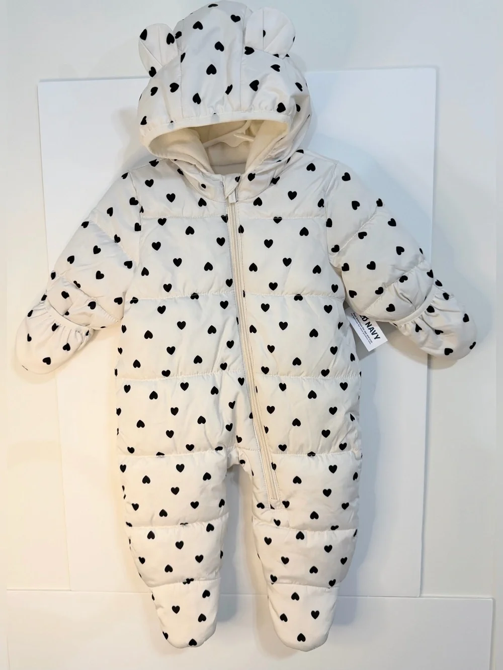 Old Navy Water Resistant Frost-Free Puffer Snowsuit 3-6M NWT